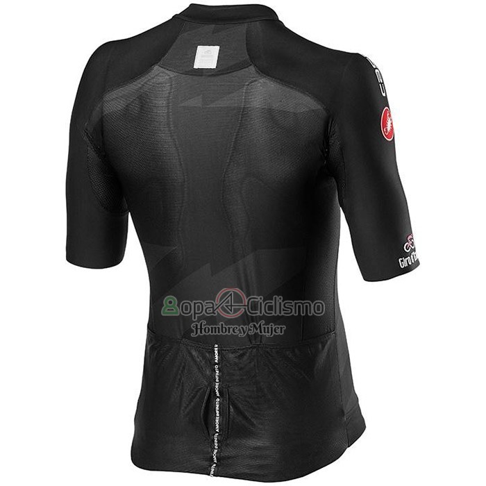 Giro d'Italia Ropa Ciclismo Culotte Corto 2020 Hombre Mangas Cortas Negro